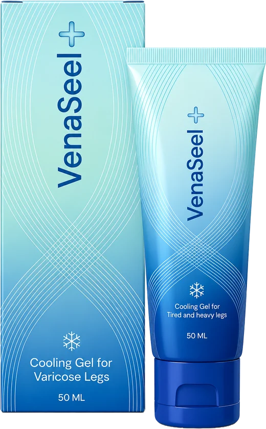 VenaSeel Varicose Vein Cream en su estuche de 50 ml